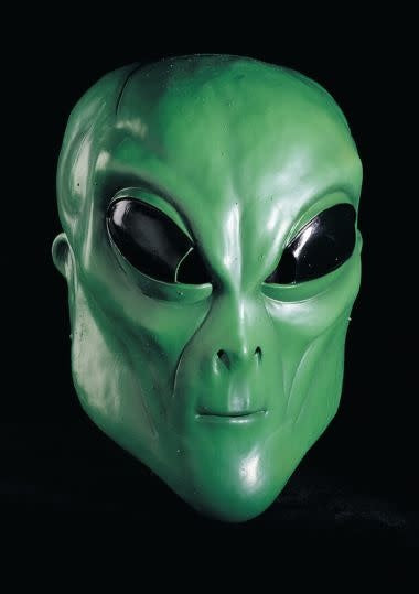 Green Alien Latex Mask