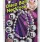 70's Disco Ball Necklace