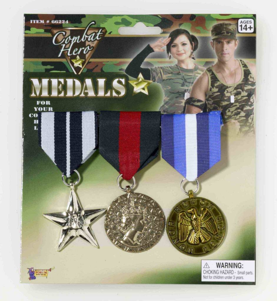 Military Medals (3pk.)