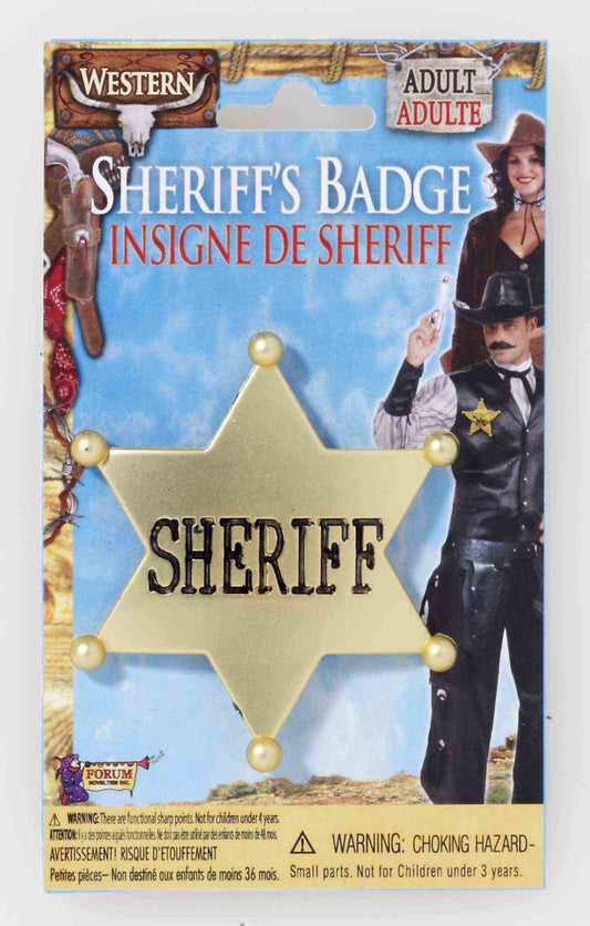 Sheriffs Badge: Gold