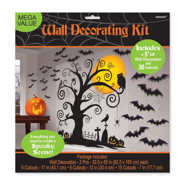 Scene Setters® Wall Decorating Kit: Halloween (32pk.)