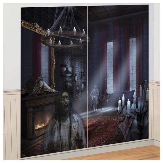 Scene Setter® Wall Decorating Kit: Dark Manor (65"x32") (2pcs.)