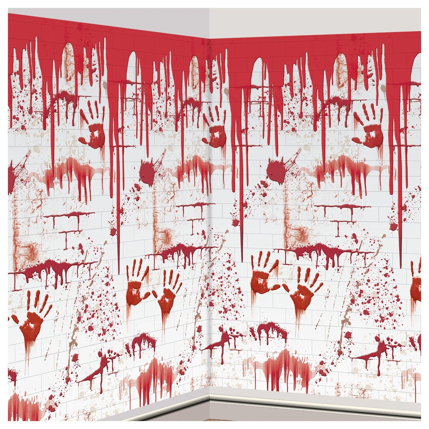 Scene Setters® Room Roll: Chop Shop Bloody Wall (48"x20') (2pk.)