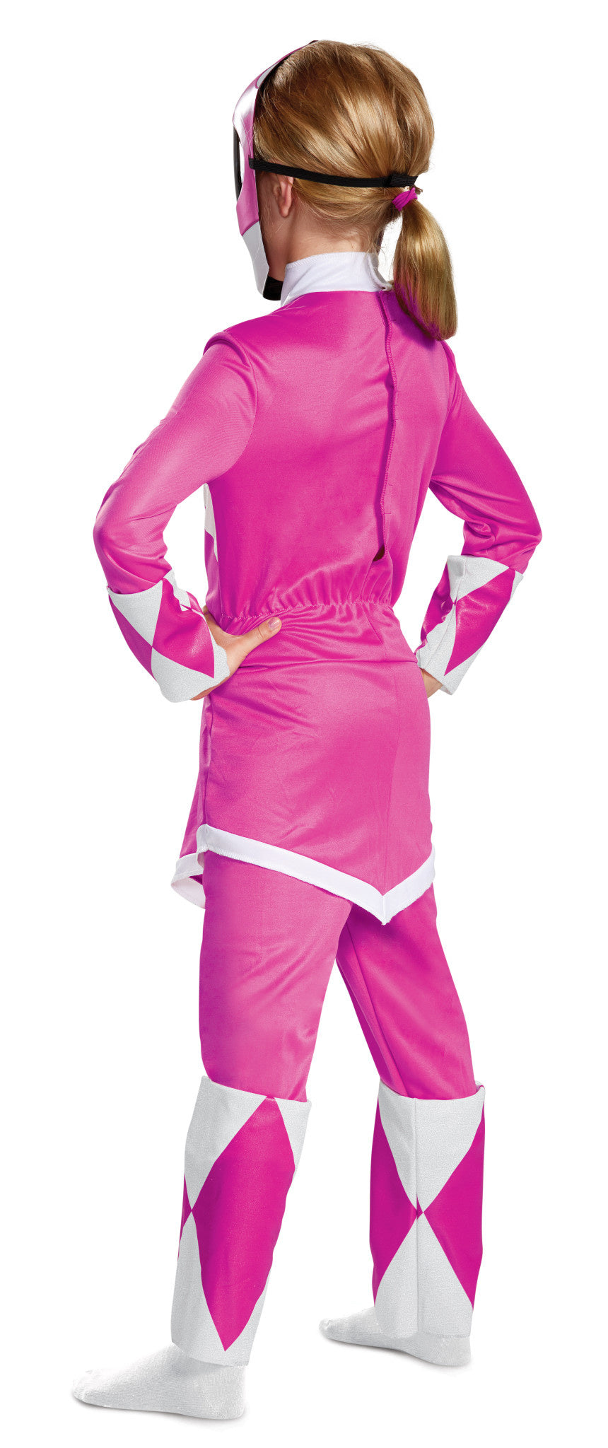 Girl's Deluxe Pink Power Ranger Costume – Johnnie Brocks