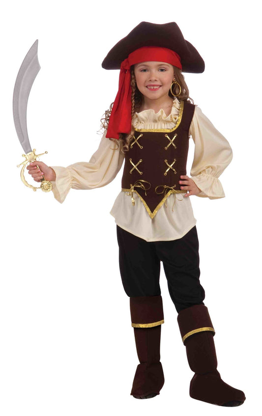 Kids' Buccaneer Girl Costume