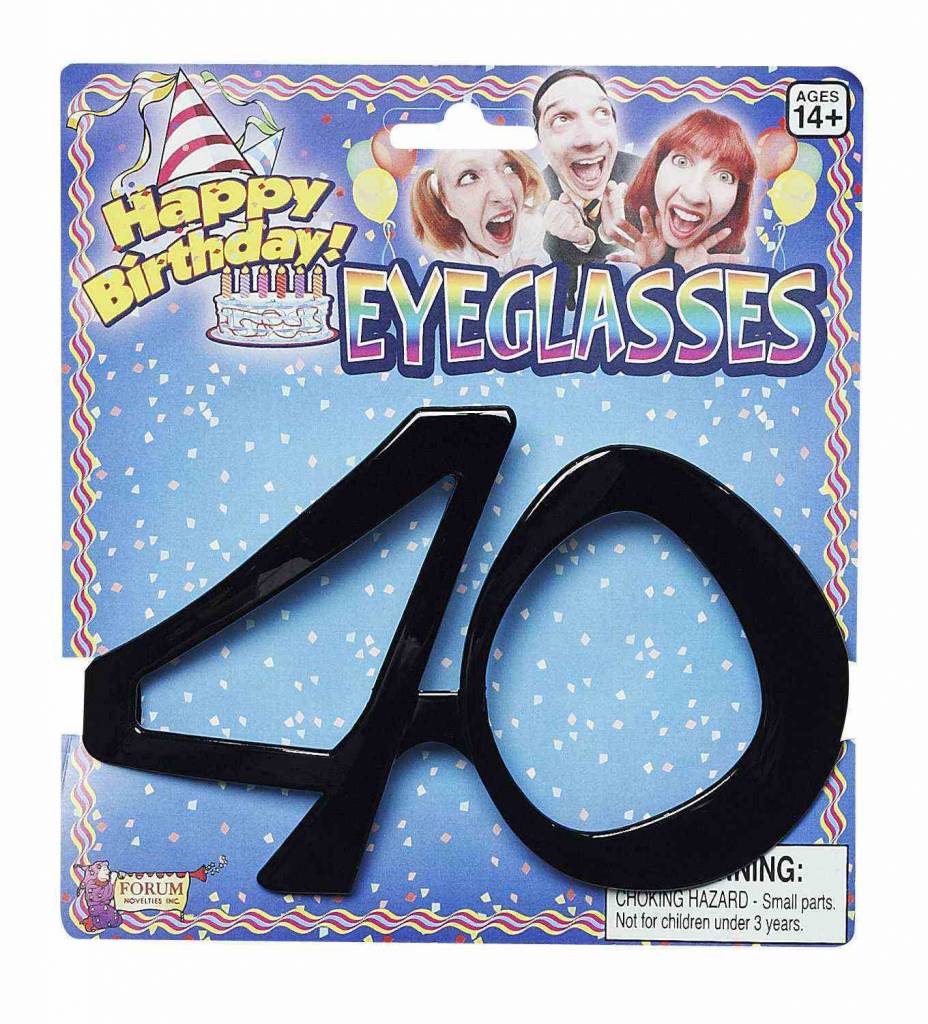 Birthday Glasses: 40th