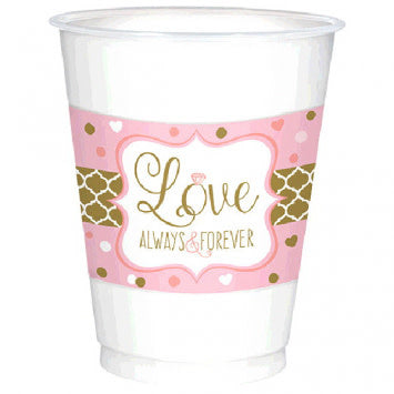 16oz Cups - Sparkling Wedding (25ct.)