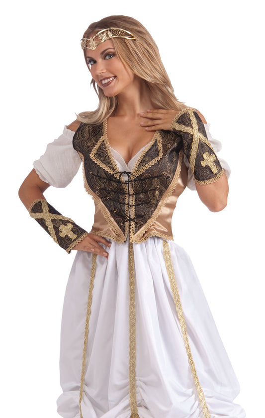 Medieval Lady Vest and Cuff Set