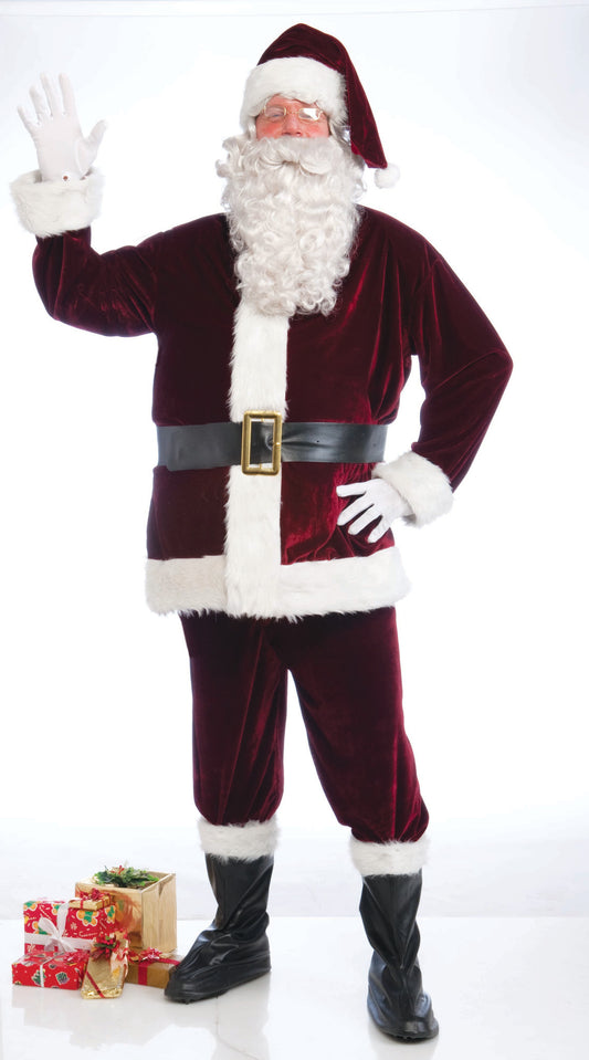 Crimson Velvet Santa Suit: Standard