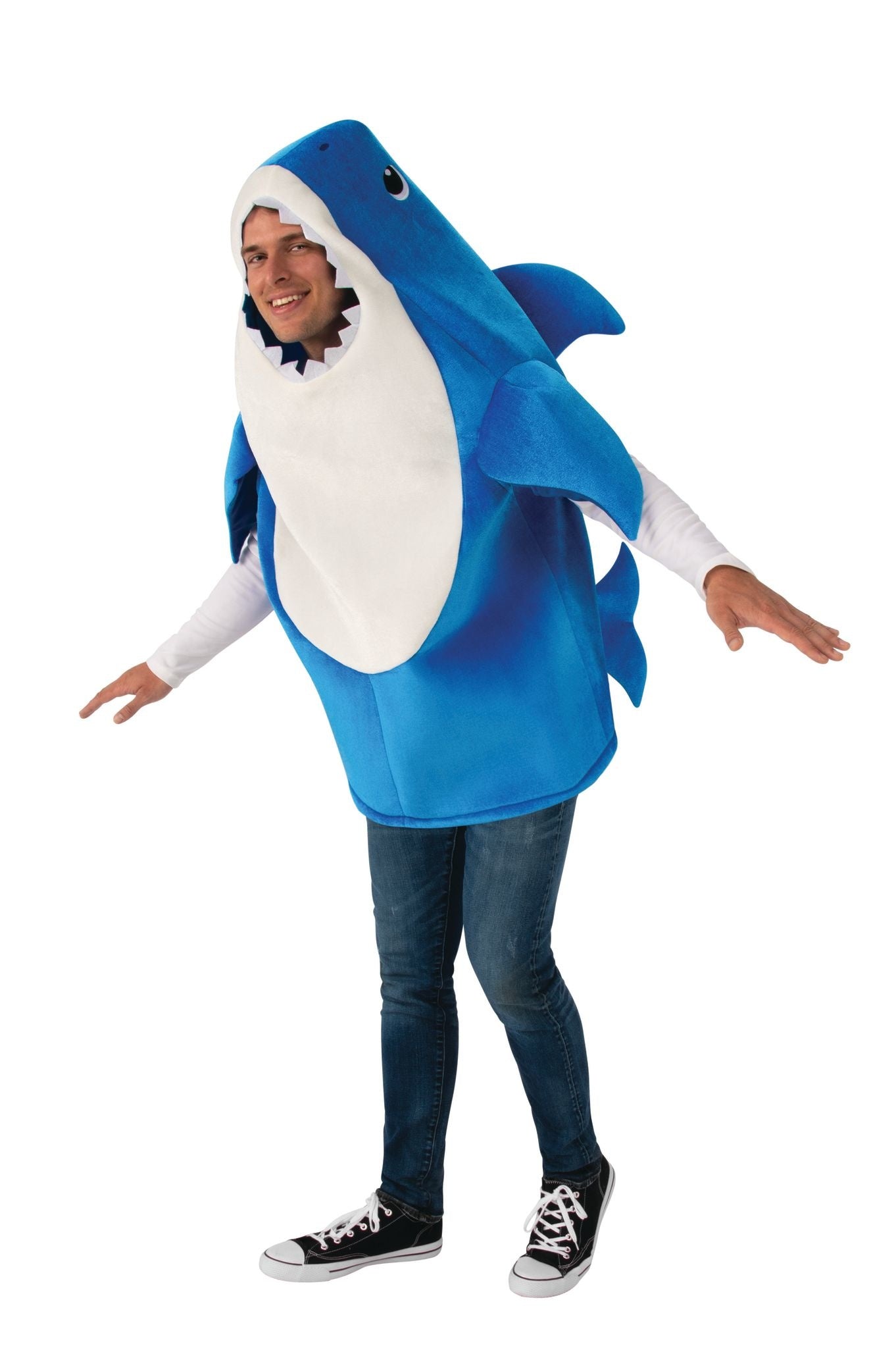 Men's Daddy Shark Costume: Standard