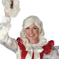 Mrs Claus Wig and Bun Clip