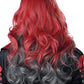 Women's Deadly Desire Wig Red/Grey