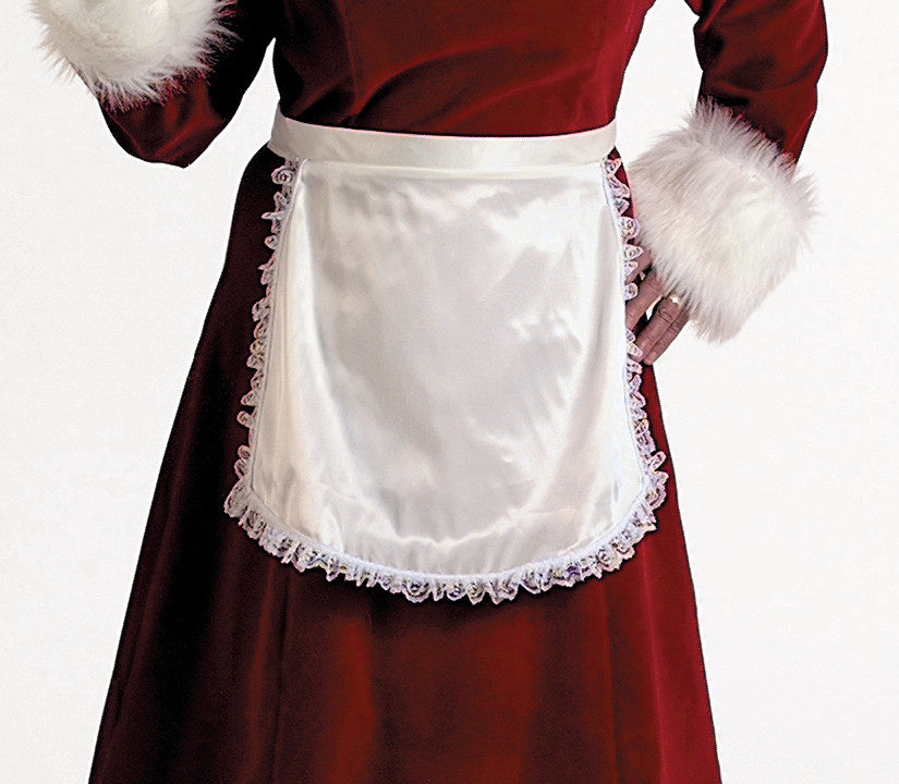 Mrs. Claus Satin Apron