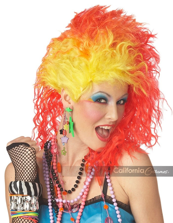 True Colors Wig: Red/Yellow