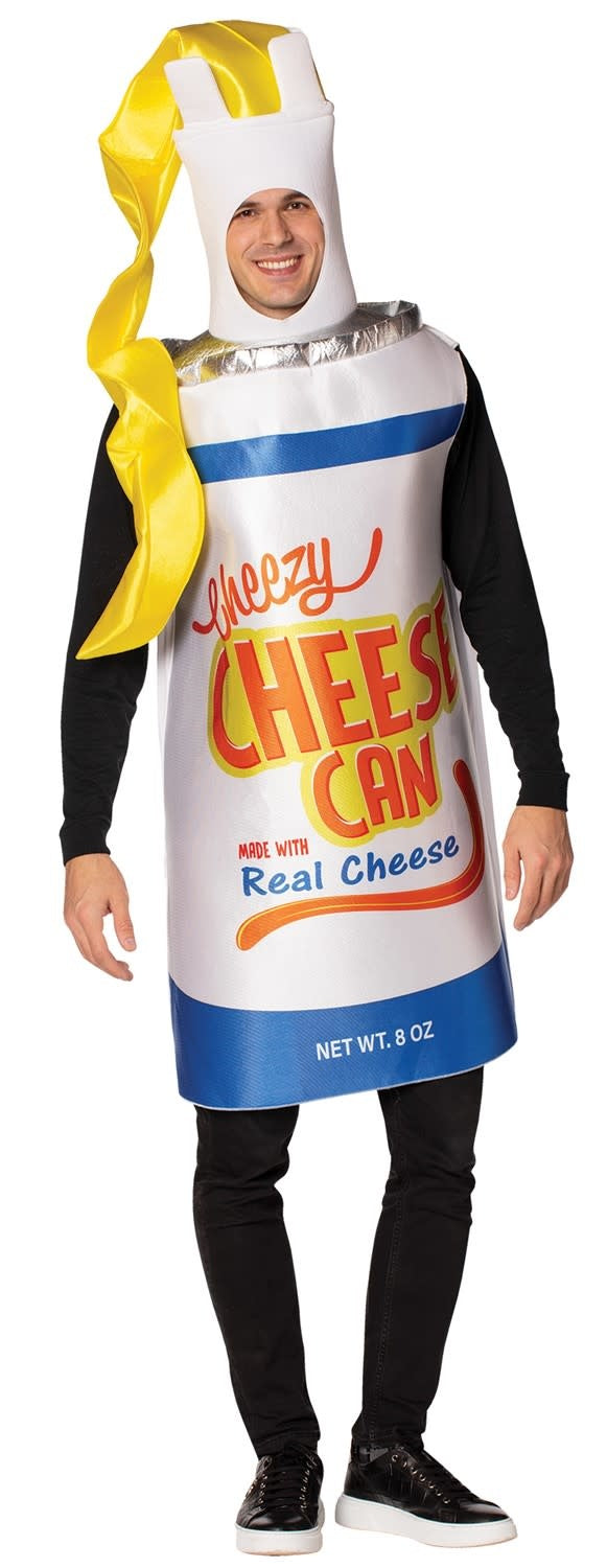 Cheezy Cheese Spray Can Costume: O/S