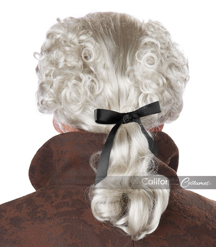 18th Century Peruke Wig: White