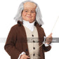 Kids Benjamin Franklin Wig with Bald Cap