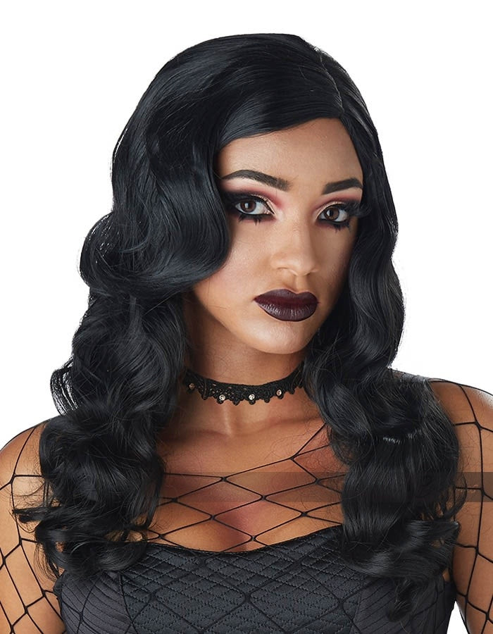 Women's Sultry Siren Wig: Black