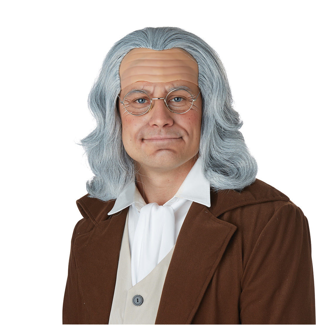 Benjamin Franklin Wig: Gray