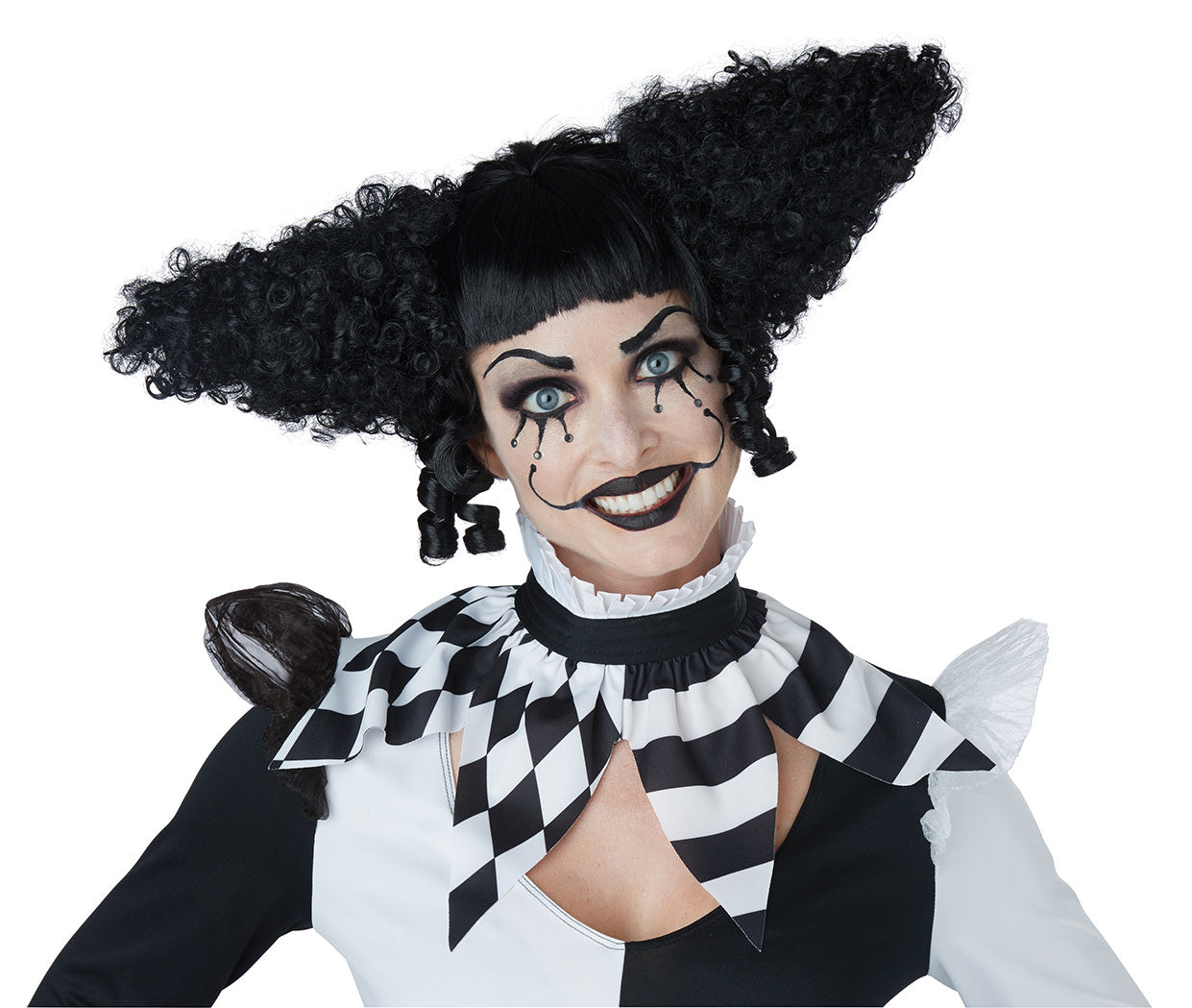 Creepy Clown Wig / Black Creepy Clown Wig / Black