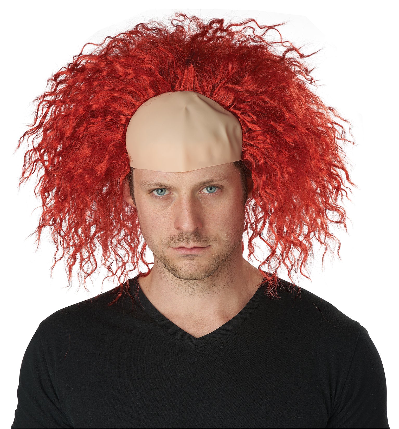 Men s Evil Clown Pattern Baldness Wig Johnnie Brocks