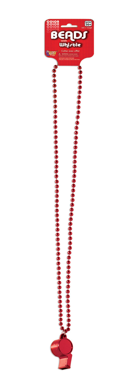 Bead with Whistle: Red