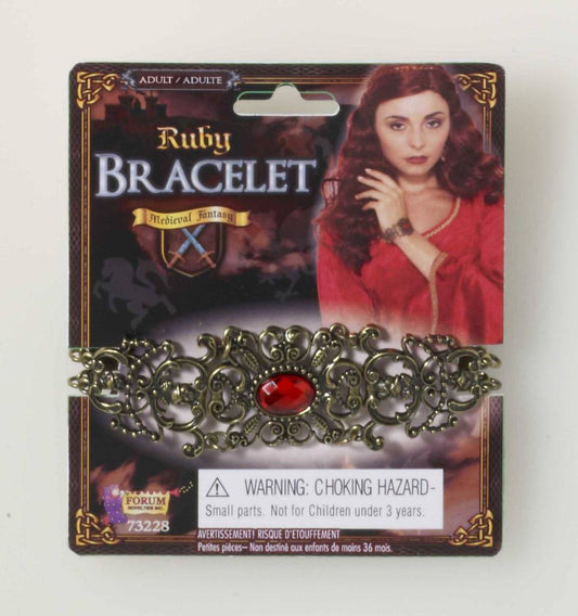 Medieval Red Ruby Stone Bracelet