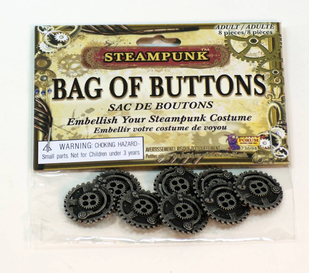Steampunk Buttons (8pcs.)