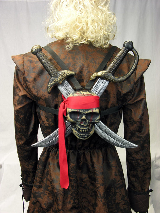 Pirate Skull Set Swords