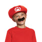 Mario Hat & Mustache Kit - Child