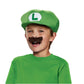 Luigi Hat & Mustache Kit - Child