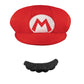 Mario Hat & Mustache Kit - Adult