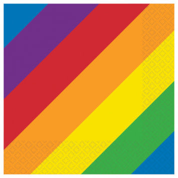 Beverage Napkins - Rainbow (16ct.)