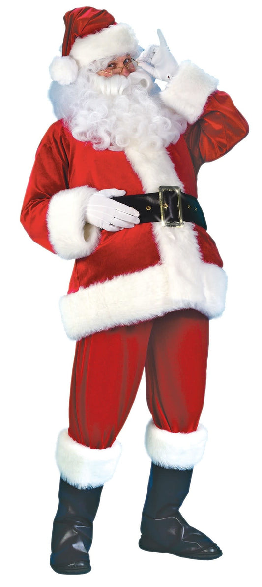 Deluxe Velour Velvet Santa Suit