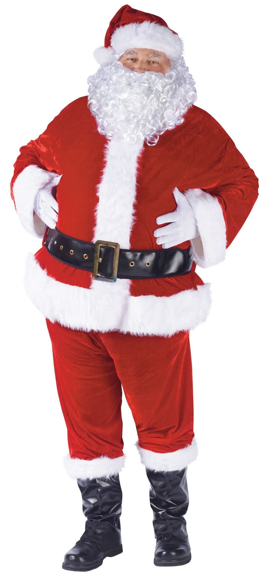 Complete Velour Santa Suit