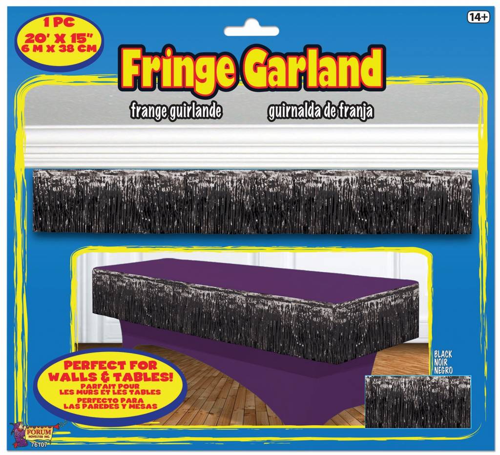 Fringe Garland - Black