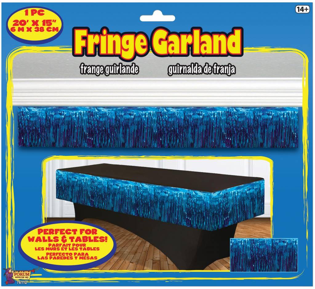 Fringe Garland - Blue