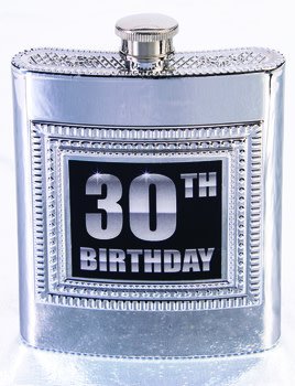 30th Birthday Flask
