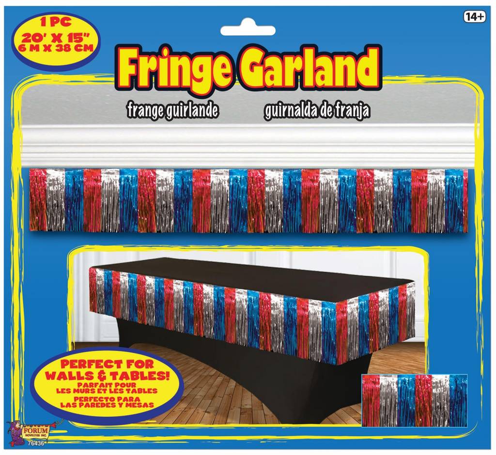 Fringe Garland - R/W/B
