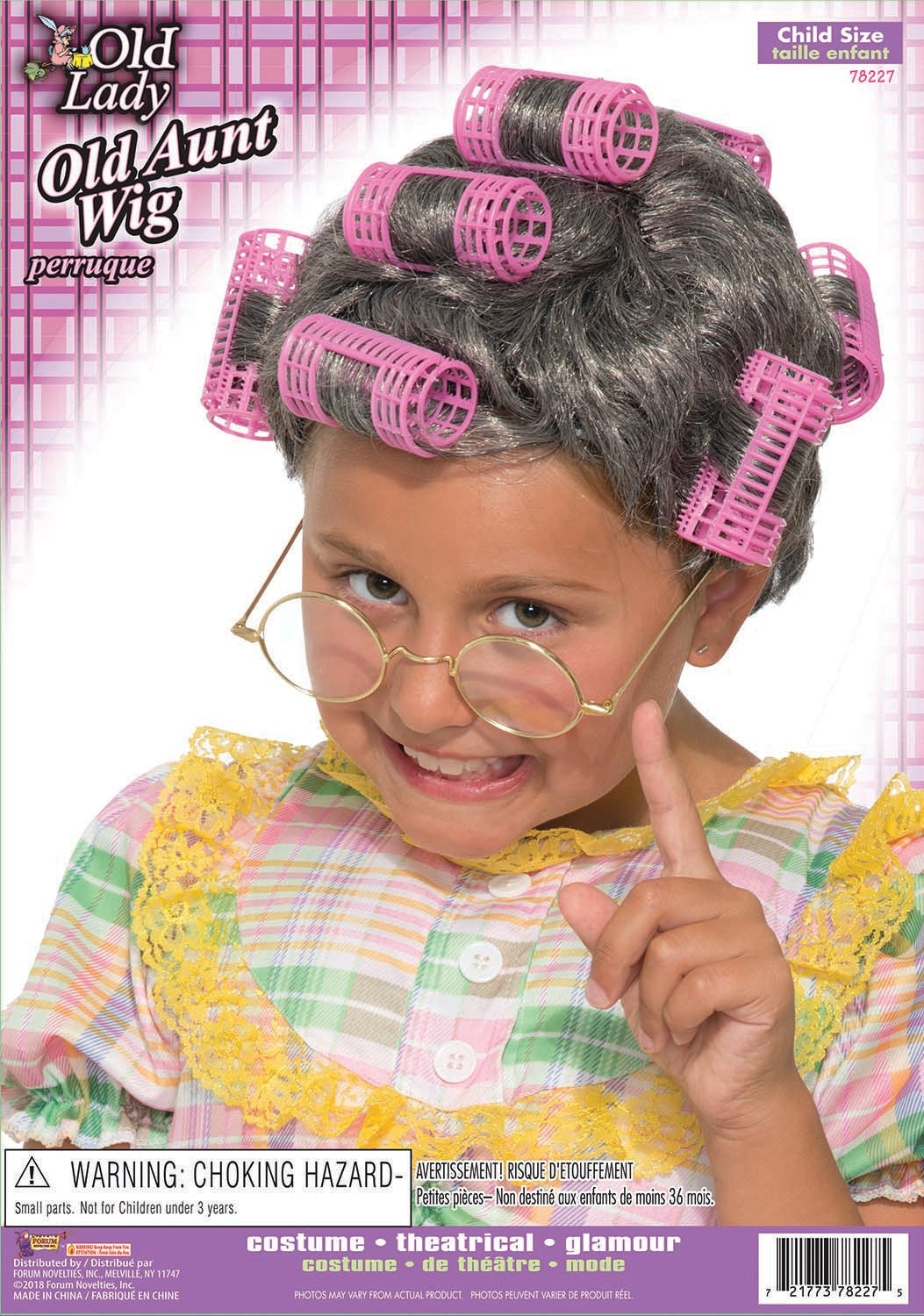 Kid's Aunt Gertie Wig