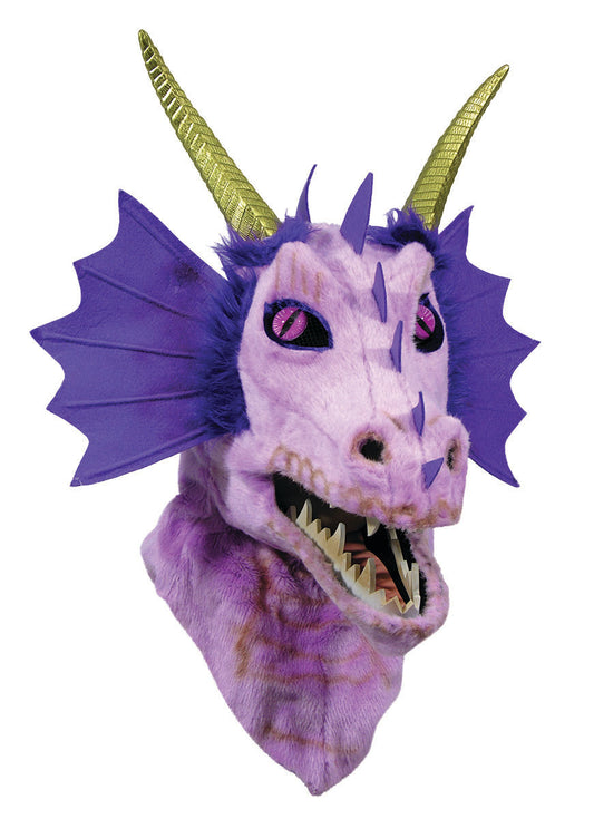 Moving Mouth Purple Dragon  Mask