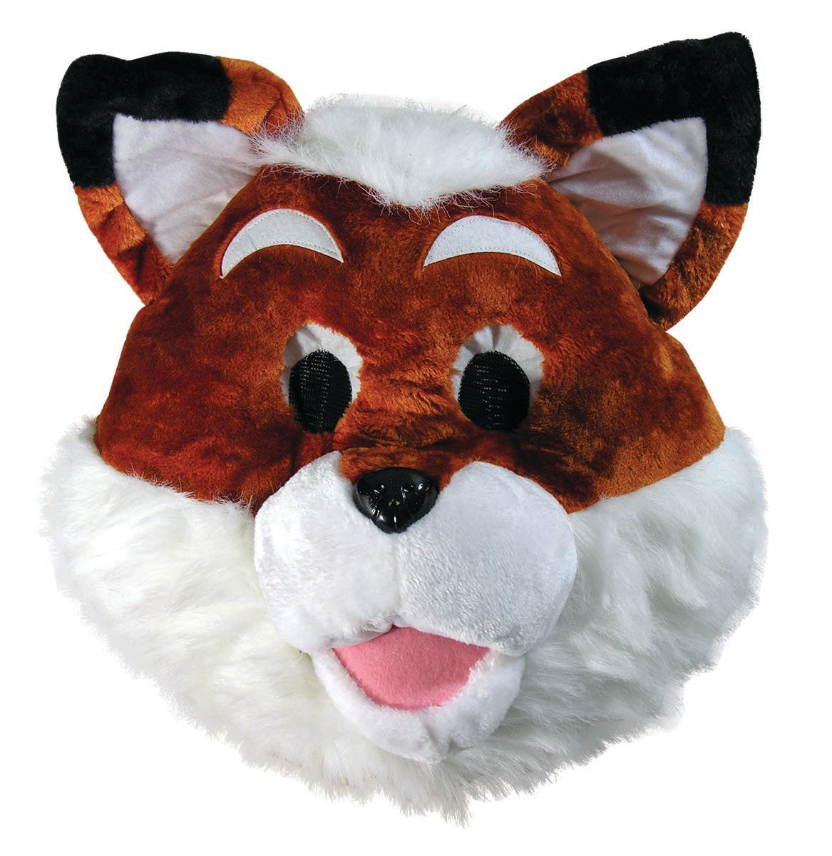 Plush Animal Mascot Head: Fox