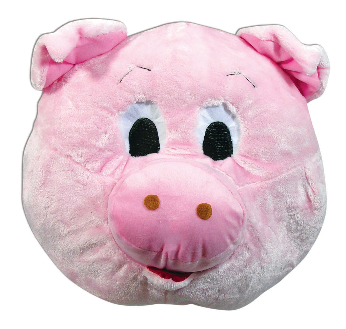 Plush Animal Mascot Head: Pig