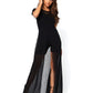Spandex Romper w/ Cross Strap: Black