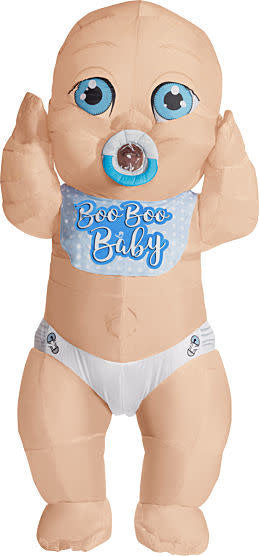 Adult Boo Boo Baby Inflatable Costume