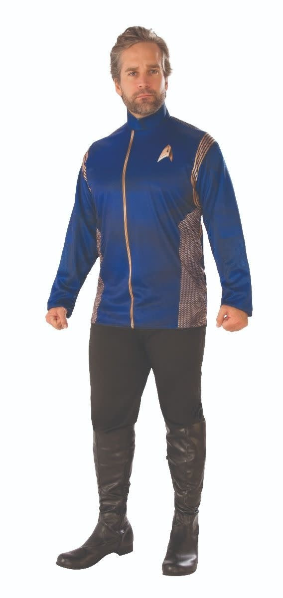 Star Trek Discovery Command Training Program - Maglietta a maniche corte da uomo, Navy, S Star Trek Discovery Command Training Program - Maglietta a maniche corte da uomo, Navy, S