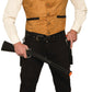 Adult Cowboy Vest: O/S - Brown