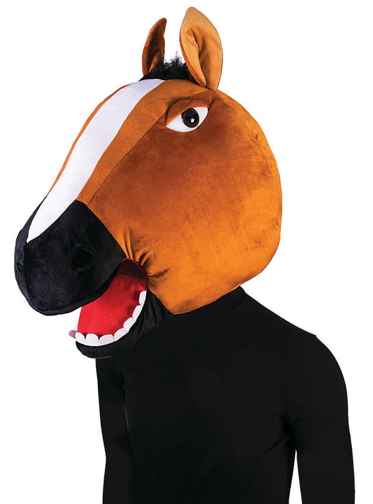 Plush Animal Mascot Head: Horse