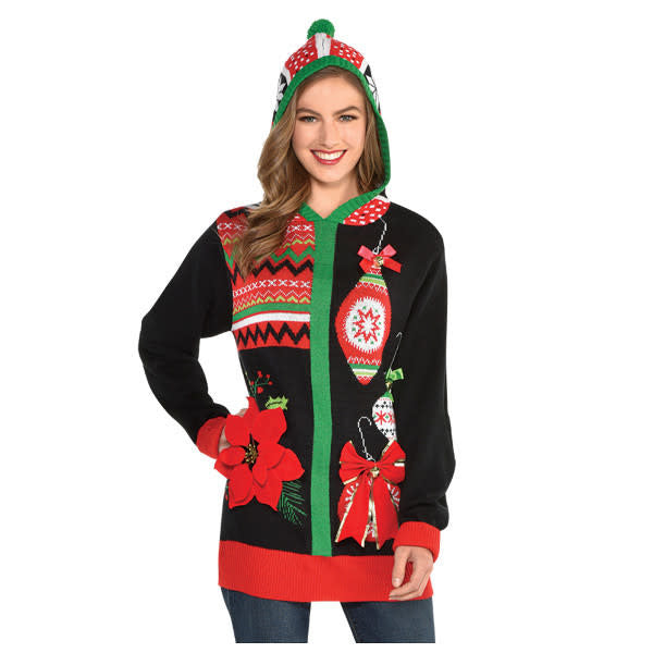 Hooded Ugly Sweater