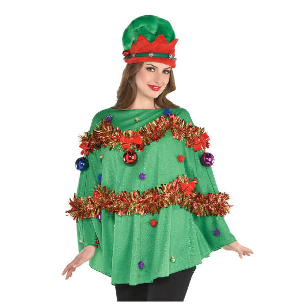 Tinsel Poncho: Adult